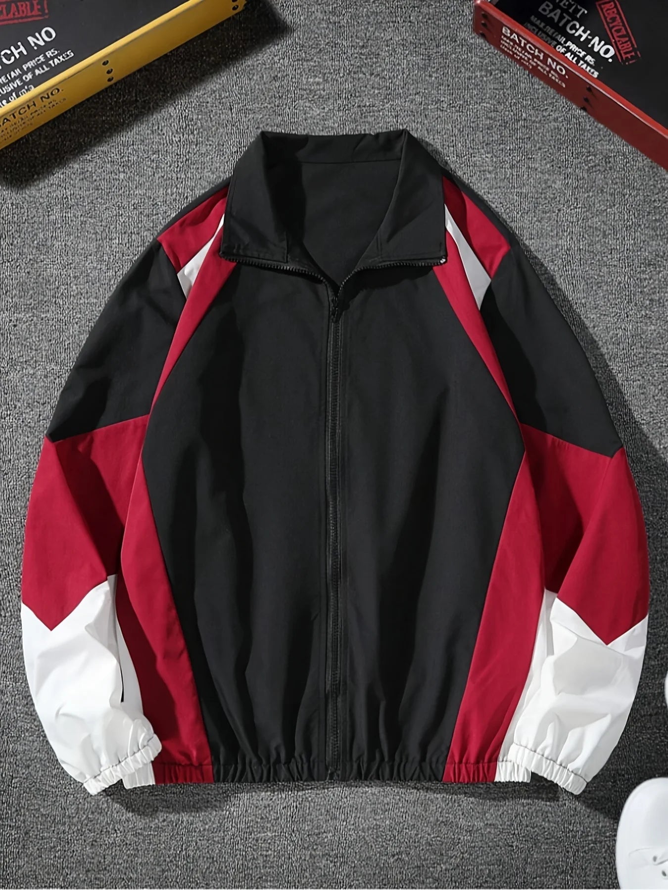 Men's Color-Block Jacket – Lightweight Travel Essential