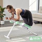 MERACH 2314 Ab Machine Adjustable Trainer Workout Foldable Knee Protection Abdominal Exercise Machine Core Ab Exercise System Trainer