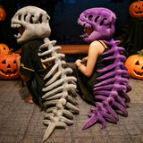 Dinosaur Skeleton Headgear Pillow - 4 Colors, Ideal for Party Cosplay Costume and Sofa Lounging Dino Pillows