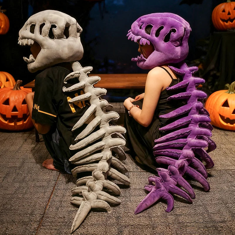 Dino Skeleton Headgear Pillow – 4 Colors
