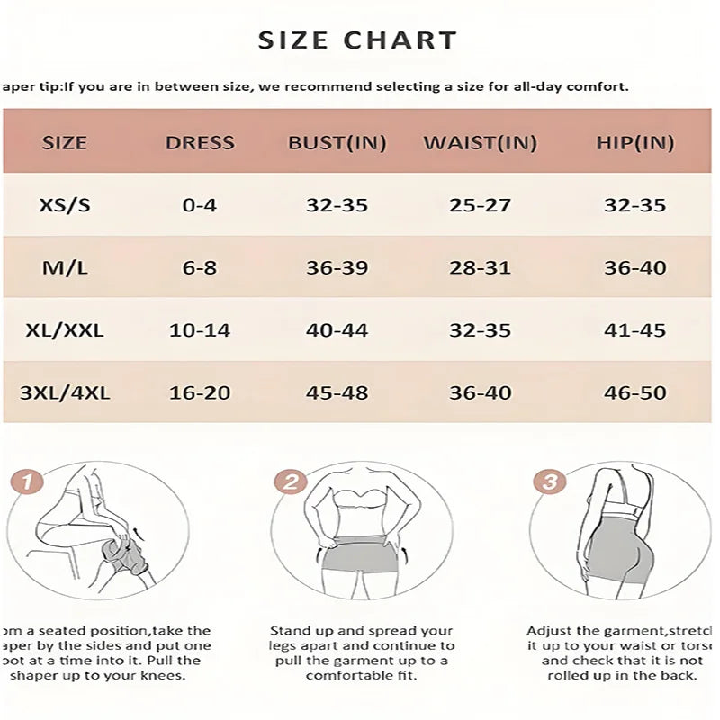 High-Waist Seamless Shapewear – Tummy Control & Booty Lift