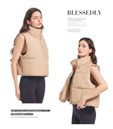 Women’s Stand-Collar Padded Vest