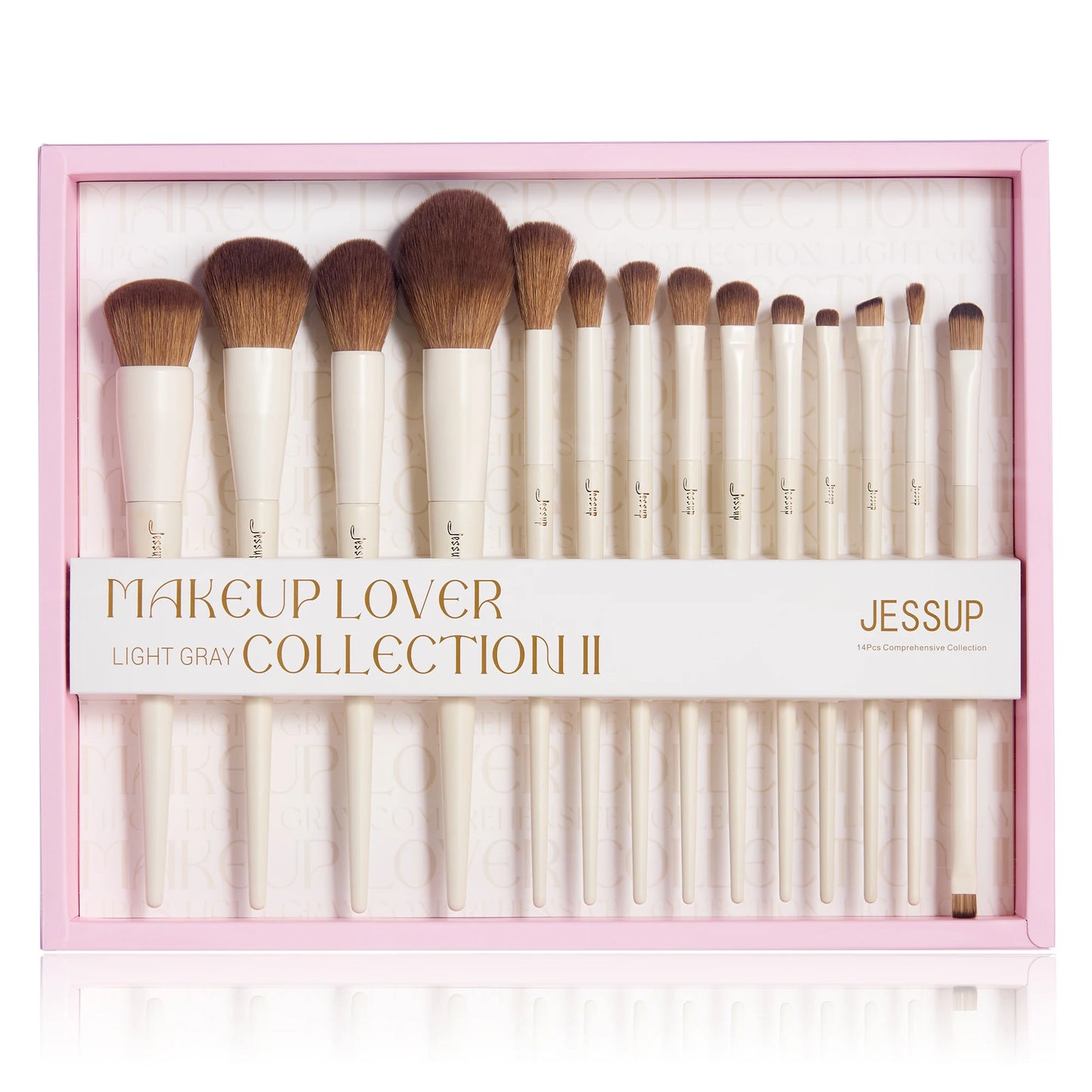 Jessup Professional Makeup Brush Set | 10–14 Pcs