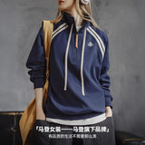 Women’s Vintage Half-Zip Cotton-Blend Sweatshirt