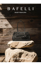 BAFELLI Vintage Baguette Bag – Genuine Oil Wax Leather