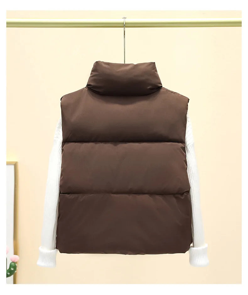 Women’s Stand-Collar Padded Vest