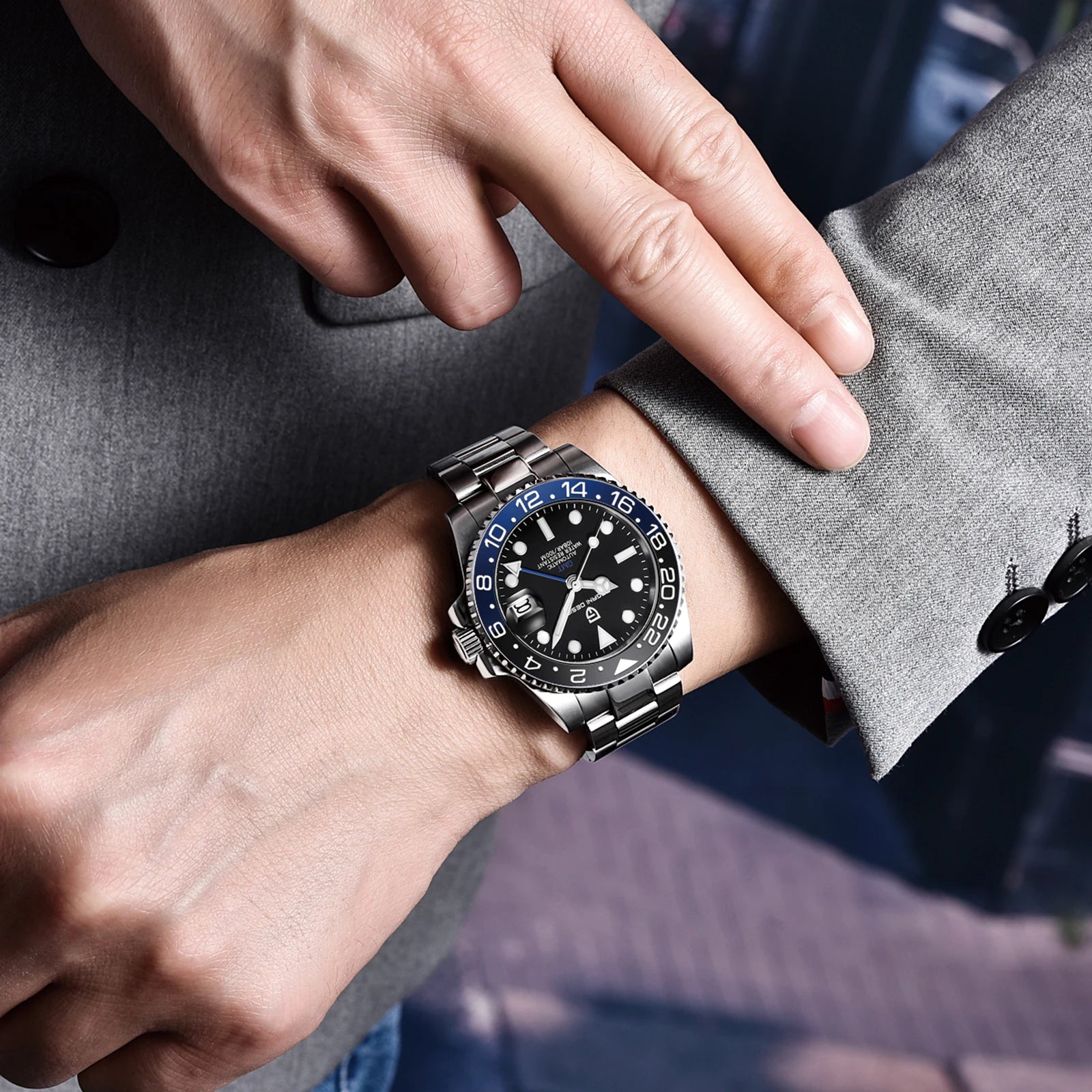 Pagani Design PD-1662 GMT Automatic Men's Watch