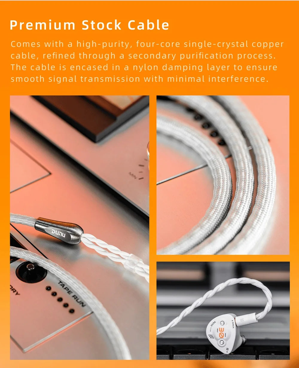 DUNU DK3001 BrainDance Hybrid IEM | 1DD+4BA+4 Micro Planar