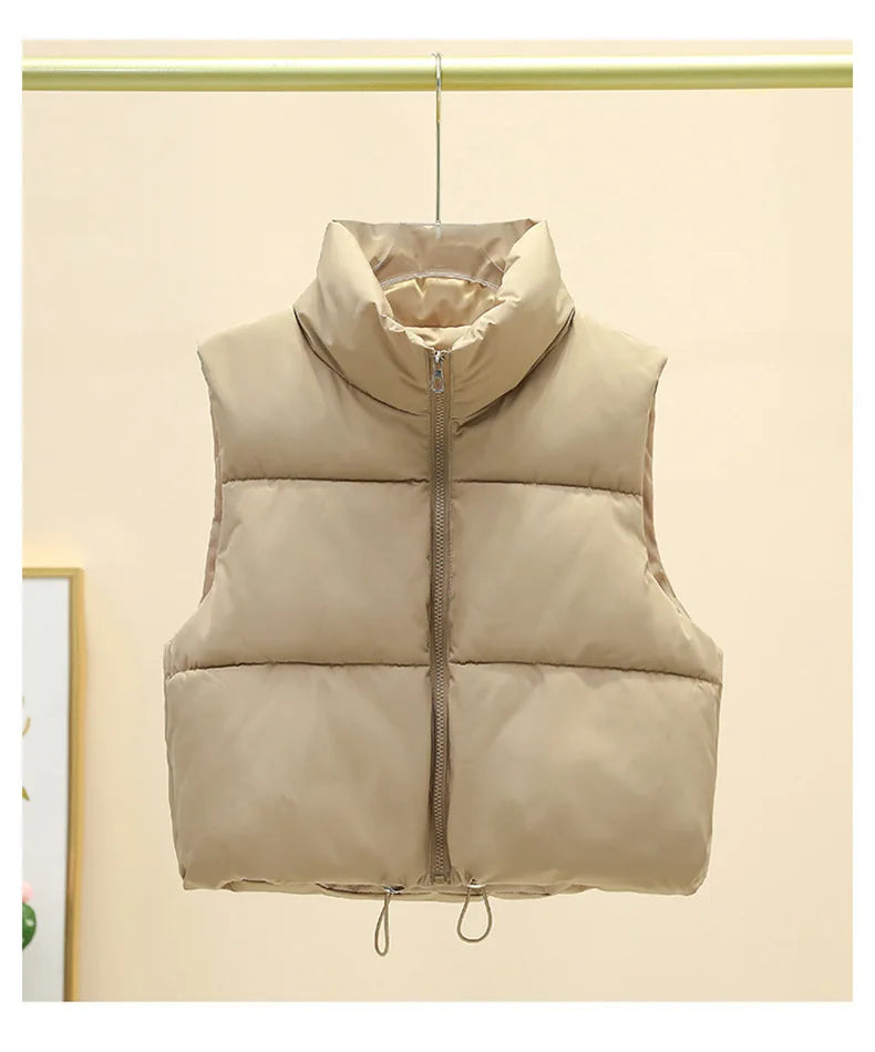 Women’s Stand-Collar Padded Vest