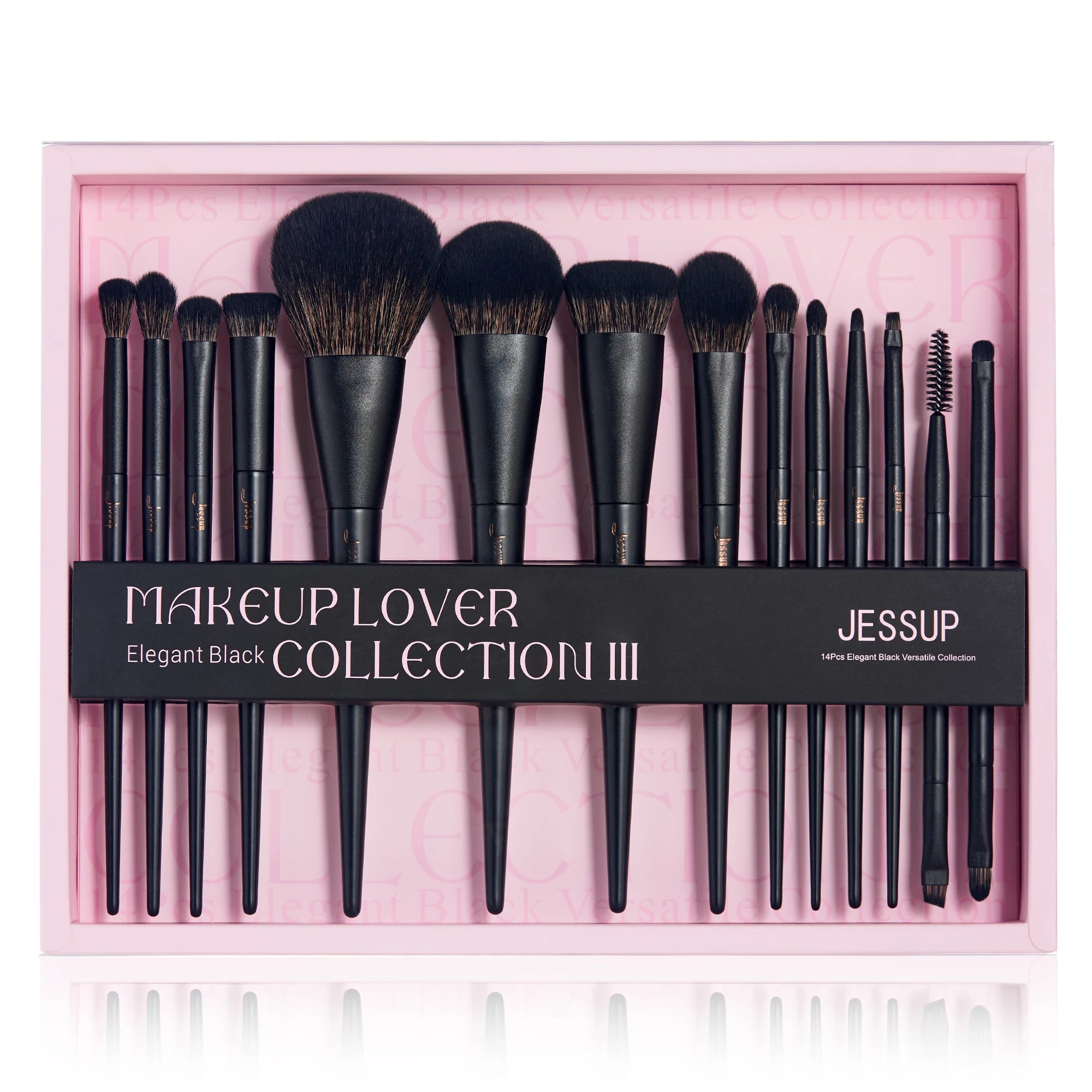 Jessup Professional Makeup Brush Set | 10–14 Pcs
