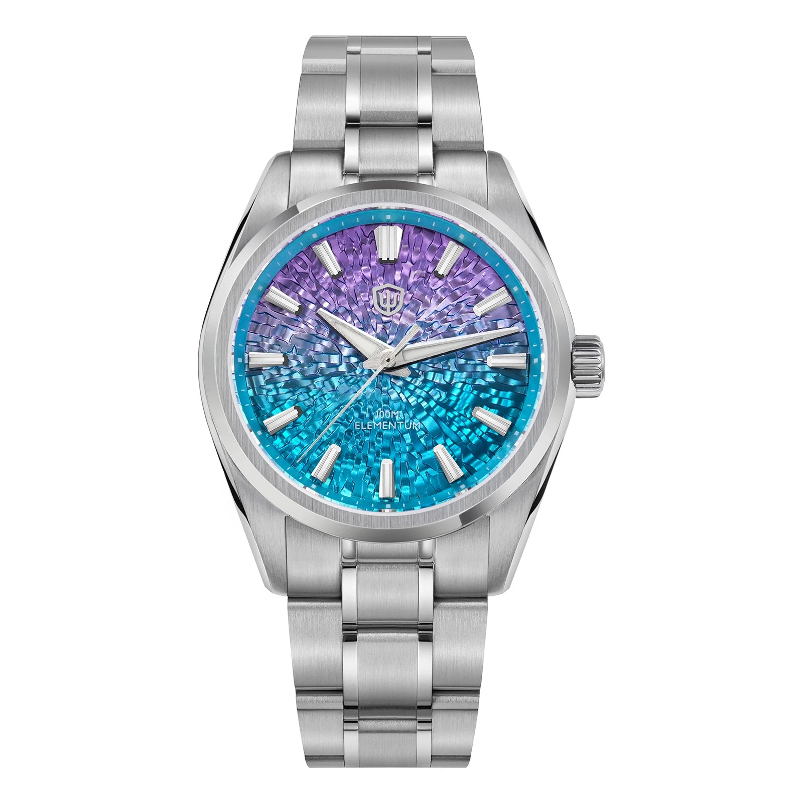 Watchdives WD0003C 38mm Men Watch VH31 Sweep Seconds Quartz Movement Sapphire Ice Crack Dial Luminous 10Bar Waterproof Watches