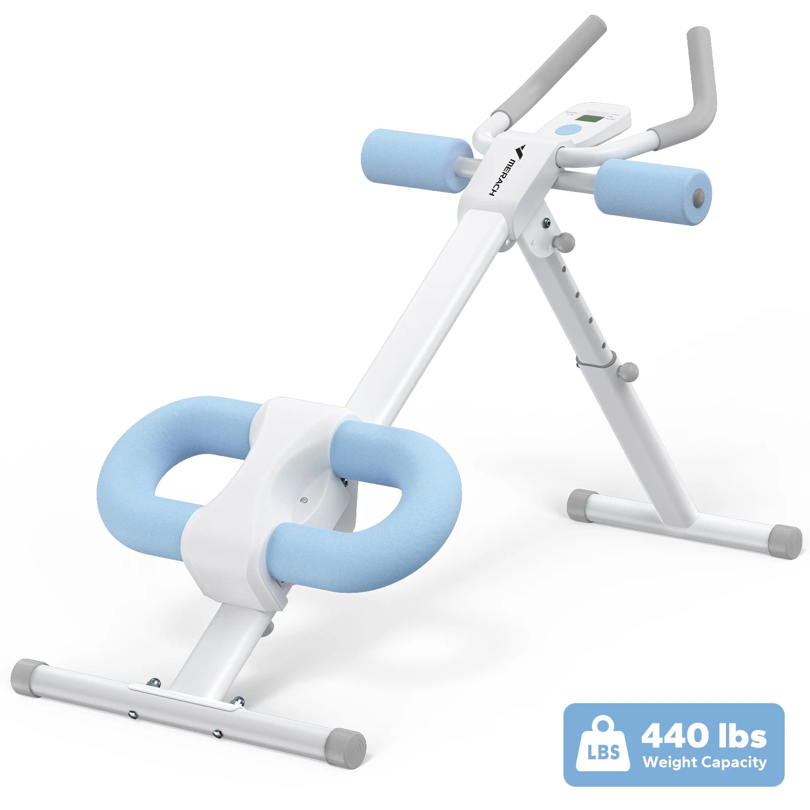 MERACH 2314 Ab Machine Adjustable Trainer Workout Foldable Knee Protection Abdominal Exercise Machine Core Ab Exercise System Trainer