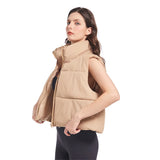 Women’s Stand-Collar Padded Vest