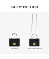 BAFELLI PURSE 2026 LUXURY BAG CROCODILE GRAIN LEATHER EVENING HANDBAG FASHION BUSINESS HANDLE CASUAL WOMEN FEMALE CROSSBODY