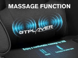 GTPLAYER Gaming Chair with Footrest & Lumbar Support