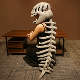 Dinosaur Skeleton Headgear Pillow - 4 Colors, Ideal for Party Cosplay Costume and Sofa Lounging Dino Pillows