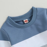 RUEWEY Baby Boy 2-Piece Autumn Sweatshirt & Jogger Set