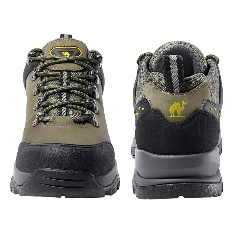 GOLDEN CAMEL Waterproof Hiking Shoes Outdoor Low-top Leather Trekking Shoes for Men Walking Male Sneakers 2023 Spring New