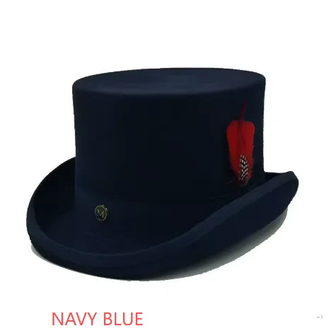 Elegant Wool Top Hat | Magician & Gentleman Style