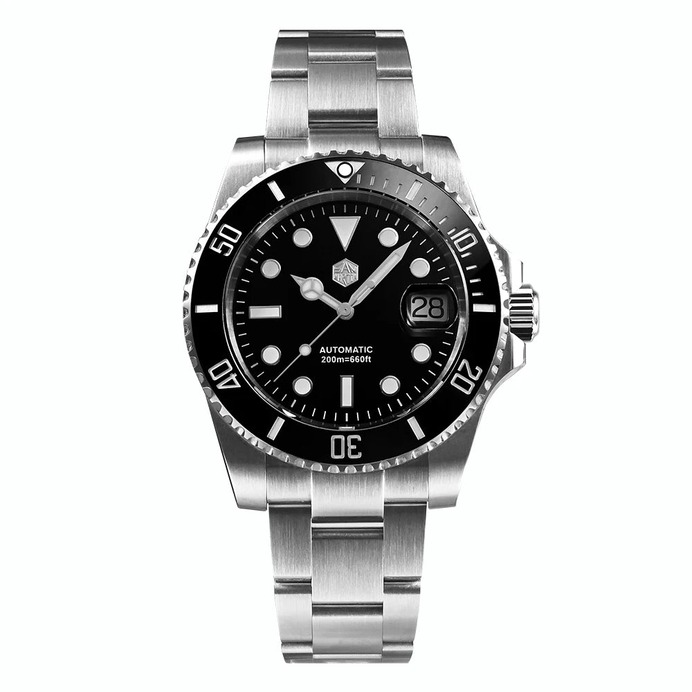 San Martin New 40mm Water Ghost Diver Watch Men Luxury ST 2130 Automatic Mechanical Watch Sapphire Waterproof 200m SN0017