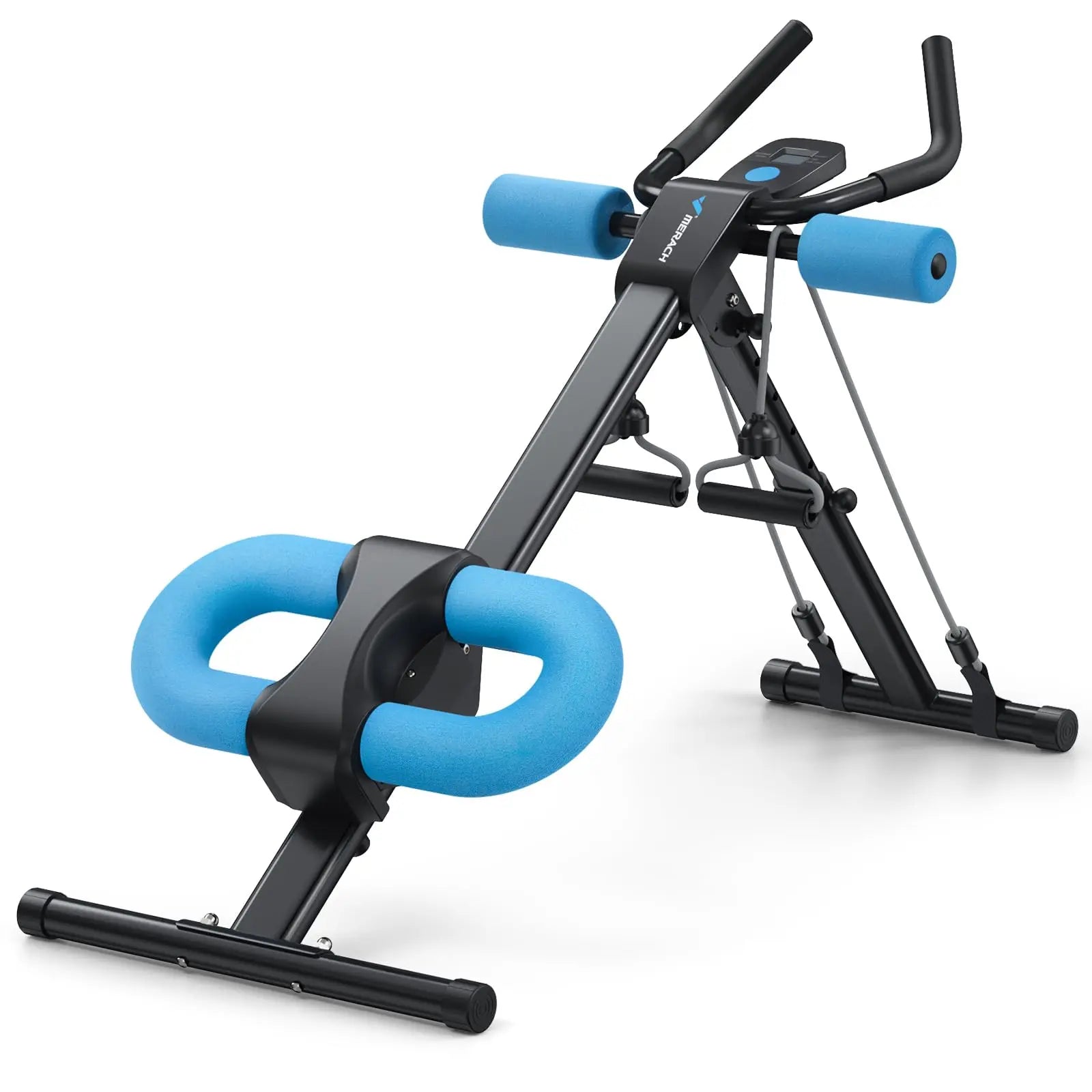 MERACH 2314 Ab Machine Adjustable Trainer Workout Foldable Knee Protection Abdominal Exercise Machine Core Ab Exercise System Trainer