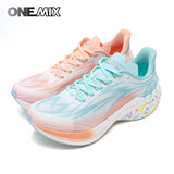ONEMIX 2026 Summer Mesh Carbon Plate Running Shoes Men Women Light Rebound Cushion Non Slip Marathon Racing Sneakers