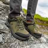 GOLDEN CAMEL Waterproof Hiking Shoes Outdoor Low-top Leather Trekking Shoes for Men Walking Male Sneakers 2023 Spring New