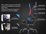 GTPLAYER Gaming Chair with Footrest & Lumbar Support