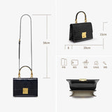 BAFELLI PURSE 2026 LUXURY BAG CROCODILE GRAIN LEATHER EVENING HANDBAG FASHION BUSINESS HANDLE CASUAL WOMEN FEMALE CROSSBODY
