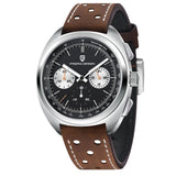 2026 New PAGANI DESIGN Turtle Back Luxury Quartz Watch for Men Fashion Sports Chronograph Men's Watch Luminous Leather strap