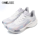 ONEMIX 2026 Summer Mesh Carbon Plate Running Shoes Men Women Light Rebound Cushion Non Slip Marathon Racing Sneakers