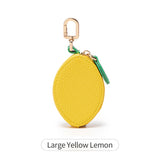Fruit Coin Purse with Zipper & Keychain