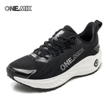Onemix NEW Male Racing Breathable Cushioning Non-Slip Sneakers Mesh Breathable Shock Rebound Lightweight Fitness Shoes