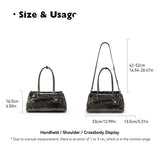 BAFELLI Vintage Baguette Bag – Genuine Oil Wax Leather