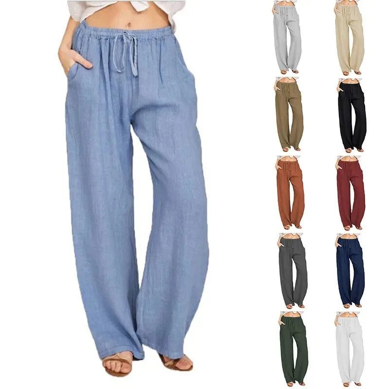 Women's Loose Straight-Leg Pants