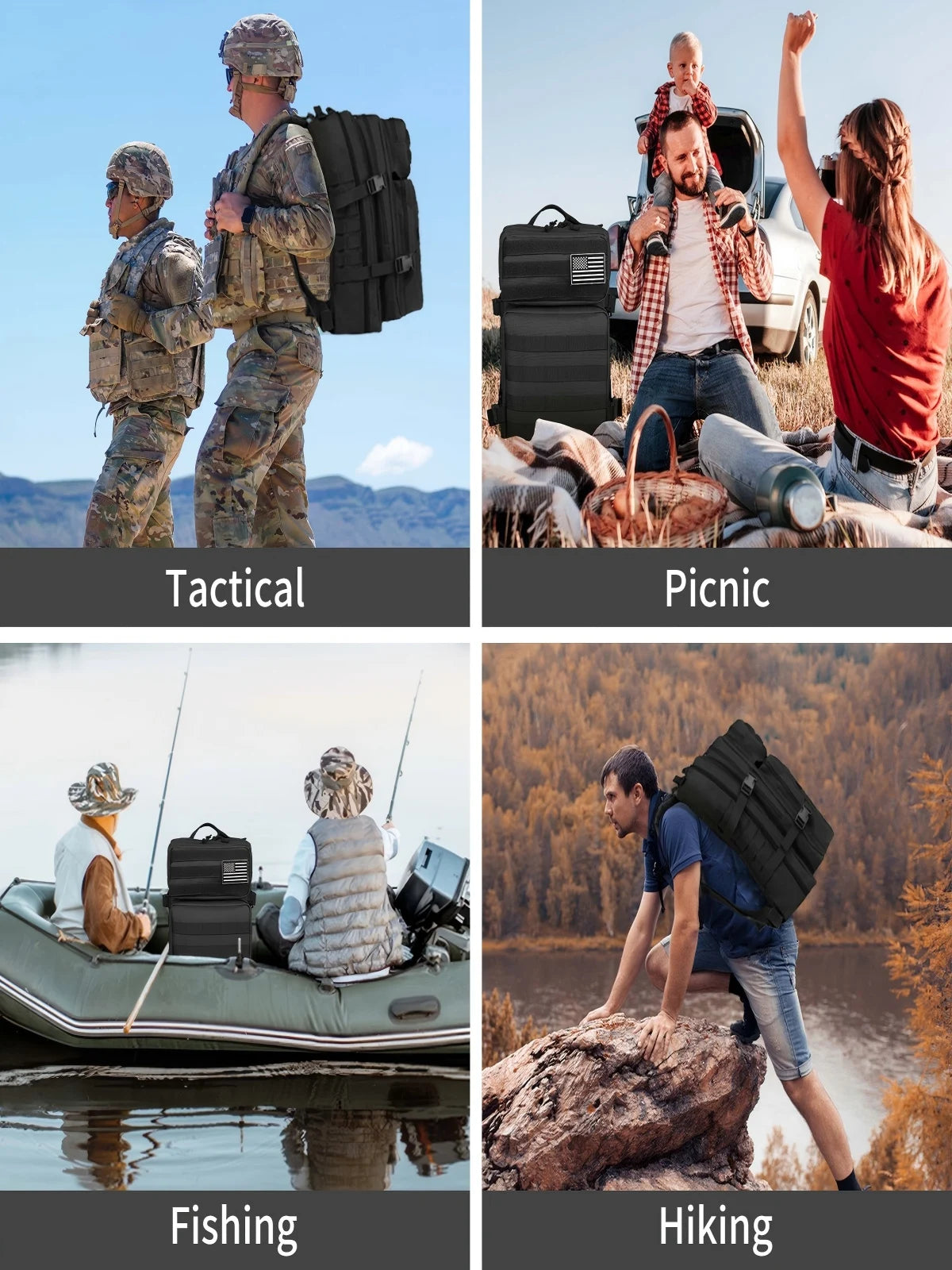 50L/32L Luggage Backpack Fashion Travel Backpack for Women Men Outdoor Hiking Climbing Backpacks Multifunctional Bag Camping Bag