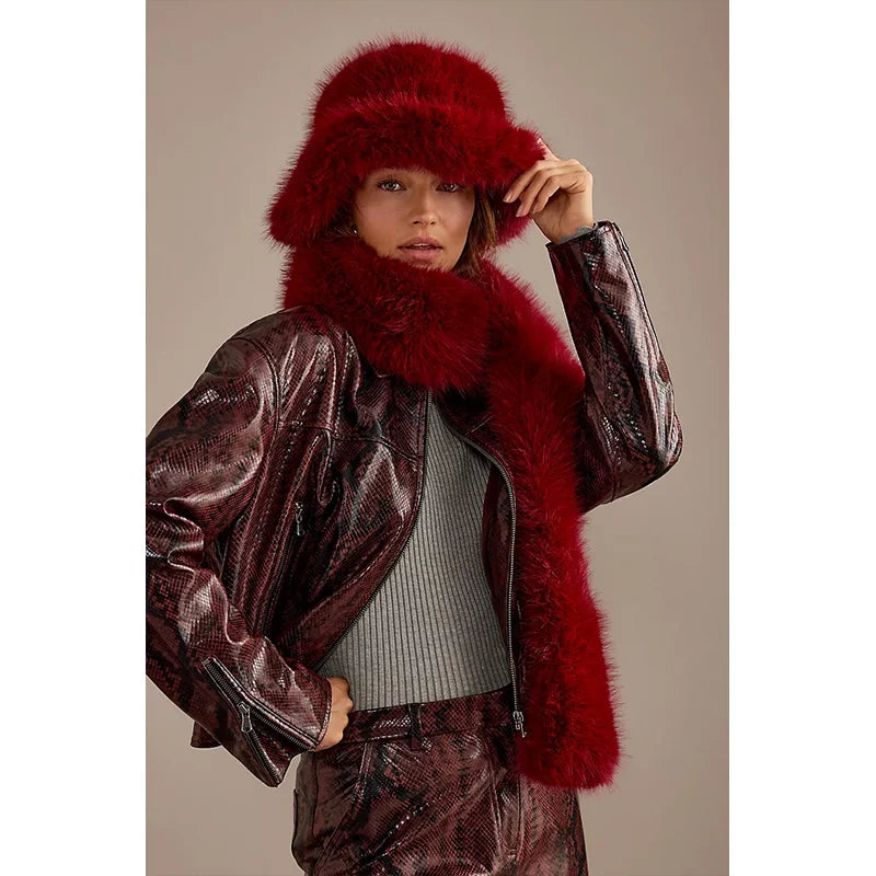 Faux Fur Bucket Hat Hot Warm Imitation Fur Thickened Autumn Winter hat Personality Fishermen Hats for women Bracer Plush hat겨울모자