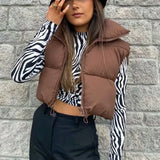 Women’s Stand-Collar Padded Vest