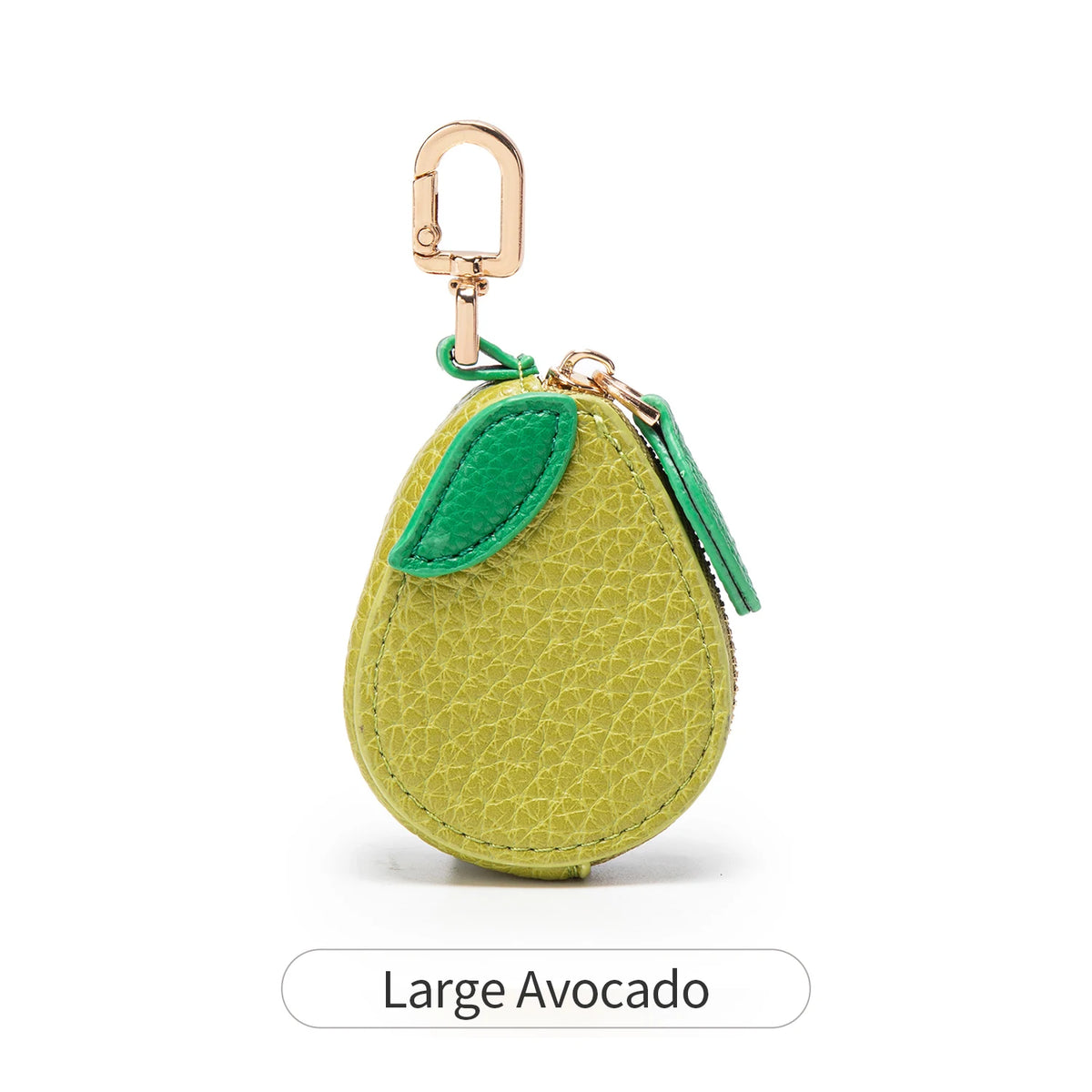 Fruit Coin Purse with Zipper & Keychain