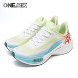 ONEMIX 2026 Summer Mesh Carbon Plate Running Shoes Men Women Light Rebound Cushion Non Slip Marathon Racing Sneakers