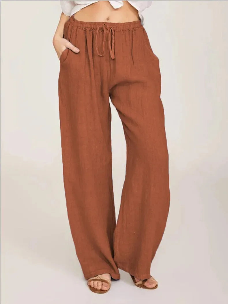 Women's Loose Straight-Leg Pants