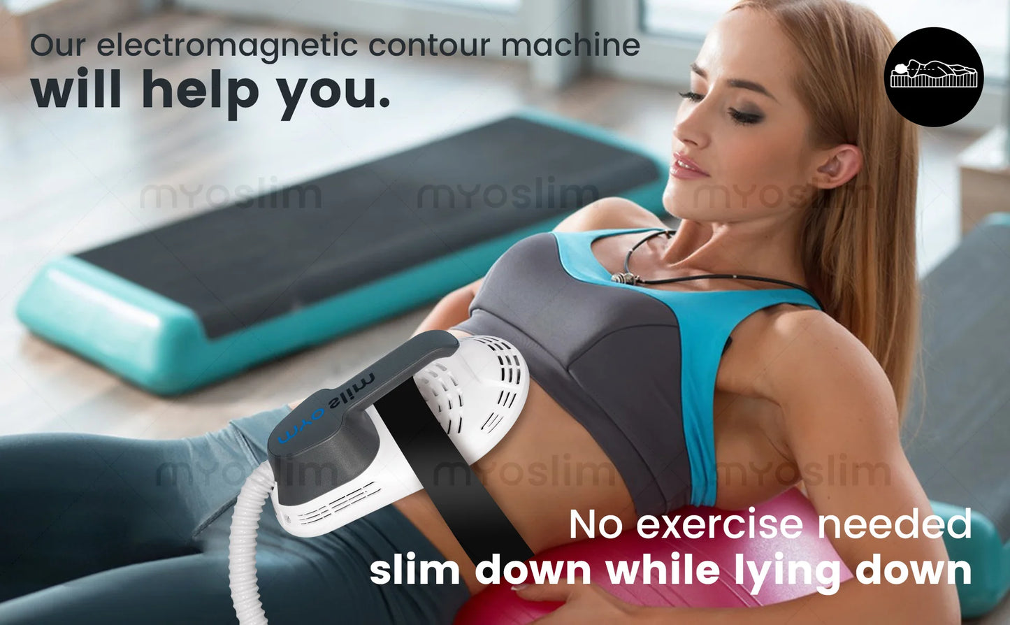 Professional MYOslim EMS Body Slimming Machine Muscle Stimulation Lose Weight Sculpt Therapy 2 Handle Pelvic Buttock Fat Burner