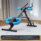 MERACH 2314 Ab Machine Adjustable Trainer Workout Foldable Knee Protection Abdominal Exercise Machine Core Ab Exercise System Trainer