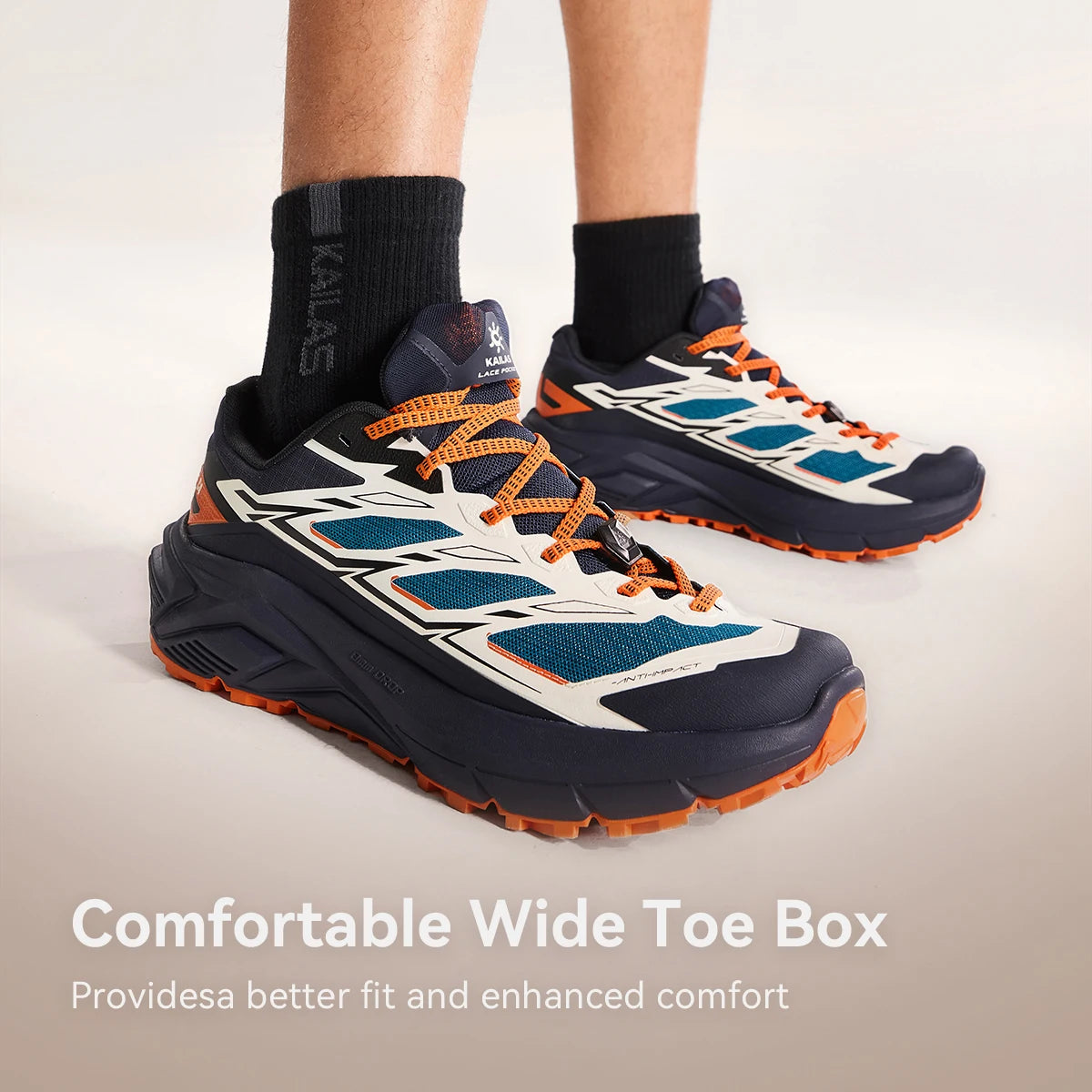 KAILAS C4 Vibram Hiking Mountain Shoes For Men Comfortable Breathable Waterproof Sneakers Lightweight Shoes KS2513114