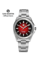 San Martin New Gada Watch 39mm Desert Texture Men Dress Watch NH35 Automatic Mechanical Sapphire Waterproof 100m Luminous SN0129
