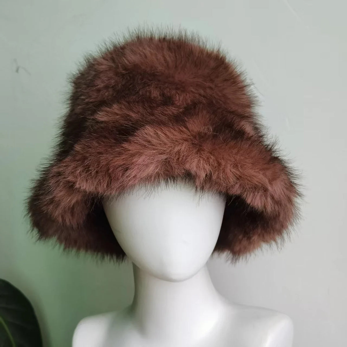 Women's Faux Fur Winter Bucket Hat