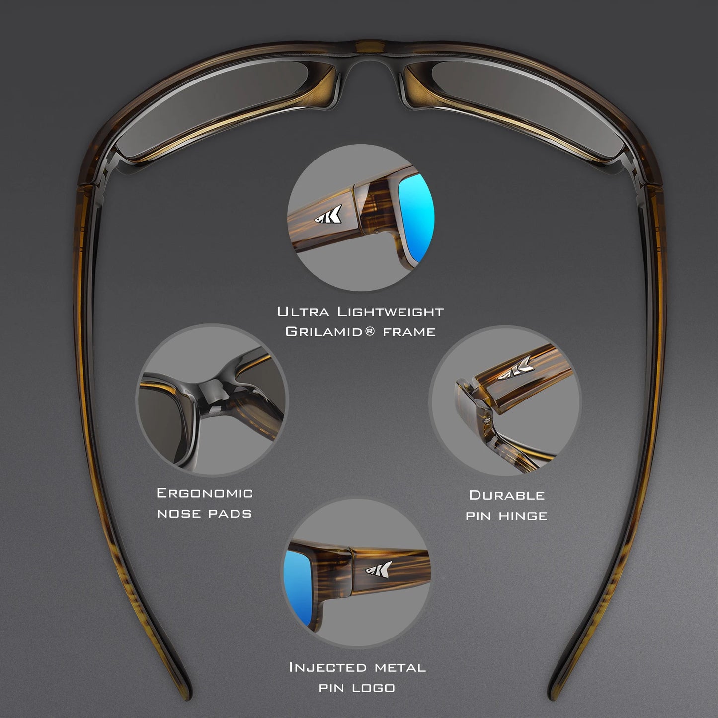 KastKing Skidaway Polarized Sport Sunglasses – UV Protection