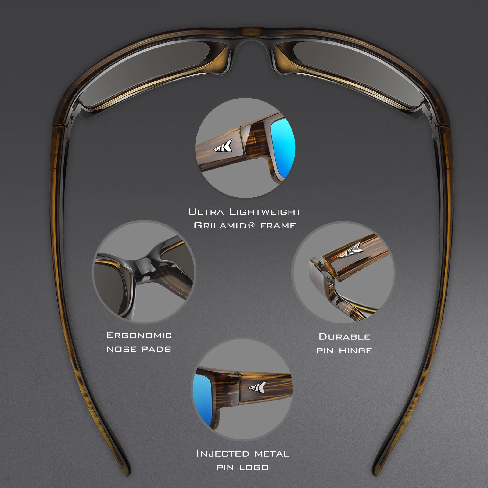 KastKing Skidaway Polarized Sport Sunglasses – UV Protection