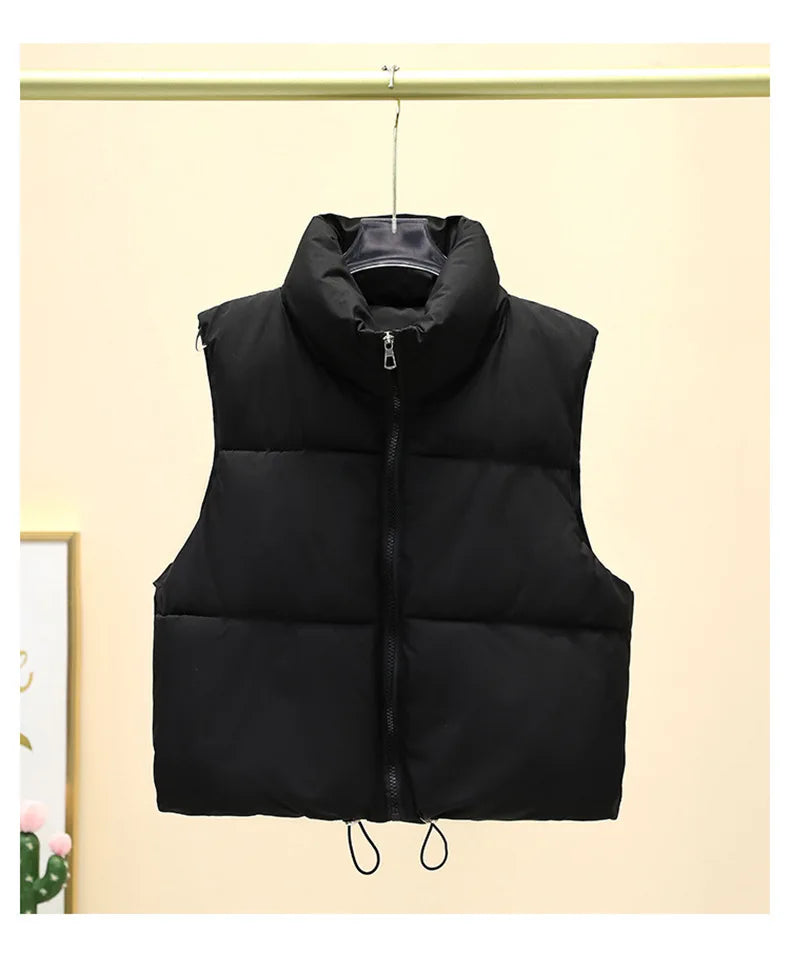 Women’s Stand-Collar Padded Vest