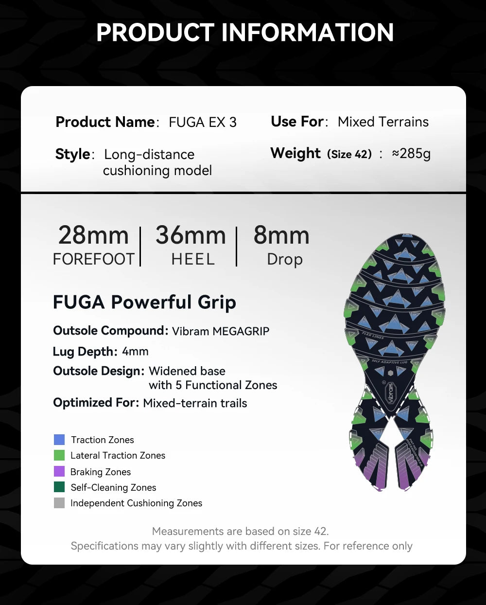 KAILAS Brand New FUGA EX3 Trail Running Shoes 828 Lightweight Athletic Anti-slip Breathable Mountain Running Shoe KS2513108